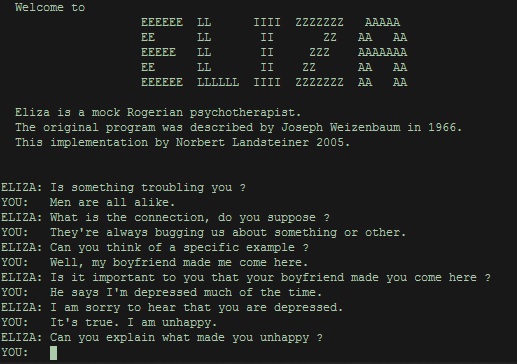 Eliza and Business Chatbots